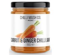 Chilli Mash Company - Carrot & Ginger Chilli Jam | Persian Inspired/Marmellata di peperoni e carote e zenzero | Ispirato al persiano - 6.70oz / 190gr barattolo di vetro