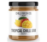 Chilli Mash Company - Tropical Chilli Jam | Medium Chilli Heat/Marmellata di Peperoncini Tropicali | Calore medio del peperoncino - 6.70oz / 190gr barattolo di vetro