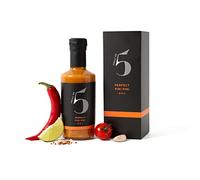 Chilli No.5 Perfetto Piri Piri, salsa piccante al peperoncino gourmet, vegano, senza glutine, senza coloranti o aromi artificiali, bottiglia da 200 millilitri