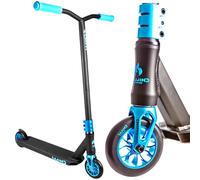 Chilli Pro Base/Rocky/Reaper Stunt Scooter per Park & Street. Trick Roller per principianti e professionisti (Reaper H = 84 cm, nero/blu chiaro)