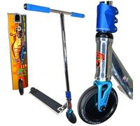 Chilli Pro Base/Rocky/Reaper Stunt Scooter per Park & Street. Trick Roller per principianti e professionisti (Ably Custom Ethic Street H = 97 cm, argento/Chrome)