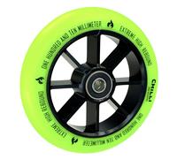 Chilli Pro Stunt-Scooter Base Scooterwheel Ruota 110Mm Nera / Pu Verde