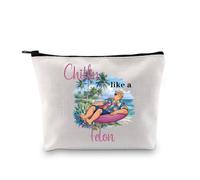 Chillin Like a Felon President Makeup Bag Repubblicano Regalo Elezione Politico Sacchetto con Cerniera, Chillin Come un Felon 3uk, alla moda
