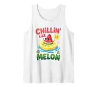 Chillin' Like A Melon Kawaii Anguria Summer Beach Vibes Canotta