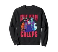 Chillin' with My Creeps Halloween Spaventoso Mostri Costume Felpa