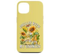 Chillin With My Gnomies And Spring Sunflower Gnome For Mom Custodia per iPhone 13