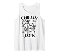 Chillin 'with My Jack Dog Summer Lounge Chair Jack Russell Canotta