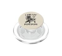 Chillin' with my Pom Pom Summer Lounge Chair Pomerania PopSockets PopGrip per MagSafe