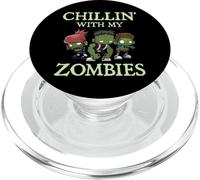 Chillin With My Zombies Zombie divertente Halloween PopSockets PopGrip per MagSafe