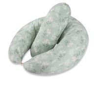 Chilling Home Cuscino da allattamento 2 in 1, XXL, per gravidanza, per bambini, con cuscino interno e federa per allattamento, per gravidanza, colore verde
