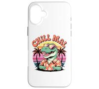 Chillmal Dinosaurs Wild Animal Tyrannosaurus T Rex Dinosaur Custodia per iPhone 16 Plus