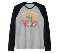 Chillmal Dinosaurs Wild Animal Tyrannosaurus T Rex Dinosaur Maglia con Maniche Raglan
