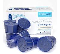 Chillswell 6 Pack Carbon Water Filters to fit all Chillswell Water Coolers Blue