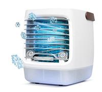 ChillWell Raffreddatore d'aria evaporativo 2.0 per stanza, mini refrigeratori portatili a 4 velocità con umidificatore | Unità di raffreddamento personale interna in camera da letto, ufficio domestico