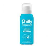 Chilly Senza Risciacquo, Detergente Intimo Senza Risciacquo Antibatterico, Da usare sulla Carta Igienica, Protezione igienizzante, Formula in Mousse a pH5, Con Anti-Odor, Clinicamente Testato - 100ml