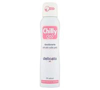 Chilly Deodorante Spray Deò Rosa Delicato, Ottimo per Pelli Delicate, Senza Alcool, Efficace per 48 Ore, Clinicamente Testato per le Donne, Formato Spray da 150 ml