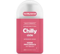 Chilly, Detergente Intimo Ciclo, Azione di igiene prolungata, con Complesso Anti-Odor, Igiene Intima, Con agenti dalle proprietà antibatteriche e anti-odore, pH 3.5, Clinicamente Testato - 300 ml