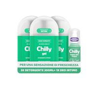 CHILLY, GEL FRESCO ML. 300 X3 + DEO CH FRESCO AMZ