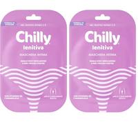 Chilly, Maschera Lenitiva per le Parti Intime Femminili, Formula in Hydrogel, Con Vitamina B5 e Bisabololo, Post Depilazione e per Piccoli Fastidi Intimi, Formula a pH5.5, Clinicamente Testata