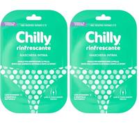 Chilly, Maschera Rinfrescante per le Parti Intime Femminili, Formula in Hydrogel, Con Vitamina E e Mentolo naturale, Dopo una giornata intensa, Dopo lo sport, Formula a pH5.5, Clinicamente Testata