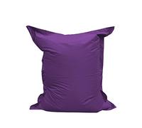 chilly pilley Beanbag Impermeabile Per Sdraiarsi E Sedersi Per Interni Ed Esterni Per Salotto Cameretta Per Bambini Terazza Giardino (100x70, Viola)
