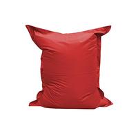 chilly pilley Beanbag Impermeabile Per Sdraiarsi E Sedersi Per Interni Ed Esterni Per Salotto Cameretta Per Bambini Terazza Giardino (100x155, Rosso)