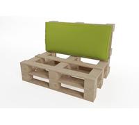 chilly pilley Cuscini Per Mobili In Pallet Con Cuciture A Listello Cuscini Sfoderabili Con Cerniera Lampo Lavabili Per Interni Ed Esterni Seduta (Cuscino Per Lo Schienale 120x40x12, Verde)