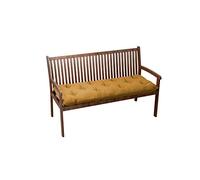 Chilly Pilley Cuscino Per Panca Da Giardino Trapuntato Con Passanti Per Sedile (130x40x12, Camel)
