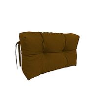 chilly pilley Cuscino Trapuntato Per Mobili In Pallet Riempito Con Fiocchi Di Schiuma Cuscino Per Divano Per Schienale Cuscino Per Sedile Cuscino Laterale Set (Cuscini Laterali 65 X 60 Marrone)
