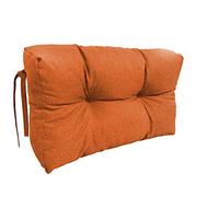 chilly pilley Cuscino Trapuntato Per Mobili In Pallet Riempito Con Fiocchi Di Schiuma Per Divano Per Schienale Per Sedile Laterale Set (Cuscino Laterale 60 X 40 Arancione)