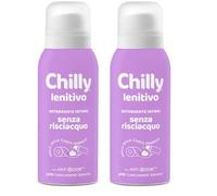 Chilly Senza Risciacquo, Detergente Intimo Senza Risciacquo Lenitivo, Da usare sulla Carta Igienica, Sollievo da piccoli fastidi, Formula in Mousse a pH5, Con Anti-Odor, Clinicamente Testato - 100ml