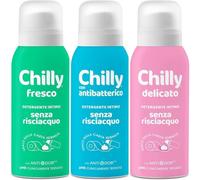 Chilly Set Detergente Intimo Senza Risciacquo, Mix Fresco, Antibatterico e Delicato, pH5