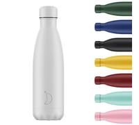 Chilly's Borraccia Acciaio Inox ed Riutilizzabile - Ermetica, Non Traspirante - all White 500ml