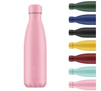 Chilly's Borraccia Acciaio Inox ed Riutilizzabile - Ermetica, Non Traspirante - Pastel - all Pink - 500ml