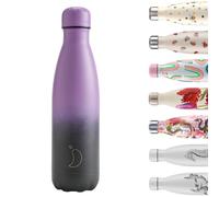 Chilly's Borraccia in acciaio inox e riutilizzabile, a prova di perdite, anti-sudore, 500 ml