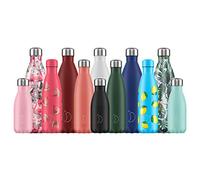 Chilly's Bottiglia d'acqua in acciaio inox e riutilizzabile | a prova di perdita, senza sudore | Giallo/Funk | 500 ml