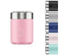 Chilly's Contenitore Termico - Contenitore per Alimenti Riutilizzabile in Acciaio Inossidabile - Doppia Parete d' Isolamento per Mantenere il Cibo Caldo o Freddo - Rosa Pastello, 300ml