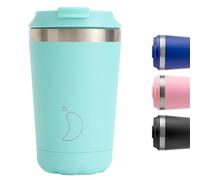 Chilly's Original Coffee Cup - Tazza termica per bevande calde e fredde - Tazza isolata sottovuoto a doppia parete - Acciaio inossidabile - Pastel Green, 340ml