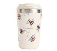 Chilly's Original Tazza da Caffè - Tazza Termica da Viaggio per Bevande Fredde e Calde - Con Coperchio - Tazza Isolata Sottovuoto a Doppia Parete - Acciaio Inox - 340ml - Bumblebee Blue Wing