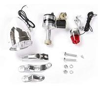 Chiloskit 12 V 6 W bicicletta motorizzata generatore di attrito faro posteriore kit