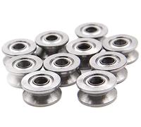 Chiloskit 20 pulegge da 1,5 mm in metallo con scanalatura a V, cuscinetti a sfera, 4 x 13 x 6 mm