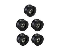 Chiloskit 5 pezzi 8 x 40 x 20 mm U Groove Nylon Guidare Puleggia Cuscinetto a rulli