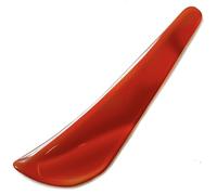 Chiloskit, coltello naturale in agata rossa da 11 cm / 4,3", lucidato a specchio, per gioielli in oro e argento, lucida manuale (rosso)