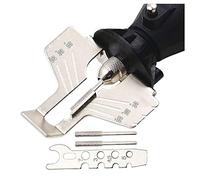 Chiloskit Kit di affilatura per sega rotante per trapano elettrico Set affilatrice manuale per tosaerba e attacco per attrezzi da giardino compatibile con la maggior parte delle punte per utensili