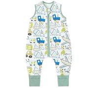Chilsuessy Sacco nanna con piedi, 1 Tog, per bambini piccoli, con gambe, in cotone, non imbottito, per ragazzi e ragazze, 1 tog/cartone animato, 70 cm, altezza bambino 80-90 cm