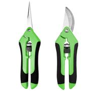 Chiluxendo 2 Pezzi Forbici Potatura Professionali, Cesoie Giardinaggio con Manico Ergonomico, Forbice da Potature, Forbici da Giardino, Pruning Shears con Blocco di Sicurezza, Cesoia per Potare
