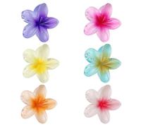 Chiluxendo 6 Pezzi Fermaglio Capelli Donna, Pinze per Capelli Fiori Clip Artiglio da Donna, Mollettone Capelli a Forma di Fiore, Fermagli per Artigli, Flower Hair Clips, Mollette per Ragazze