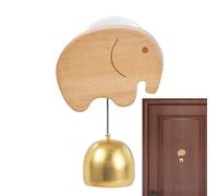 Chime a vento in vetro con supporto di aspirazione - cappa sospesa portatile per entrare in casa, balcone, cucina | Promemoria della campana della porta della porta della porta