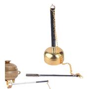 Chime telescopico - Elegante strumento a percussione con simbolo delle dita, per yoga, strumenti musicali buddisti retrattili, in rame, semplice campanello decorativo per casa, famiglia