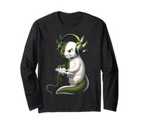 Chimera Axolotl Gamer Videogiochi Kawaii Ragazzi Ragazze Bambini Maglia a Manica
